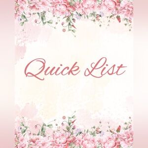 🪷Quick List NWT/NWOT & Pre-Loved Live Show 🌷No Cancellations TYSM💐
